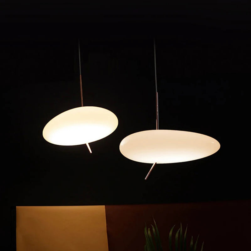 lampe led nordique tactile avec galets de verre décoratif