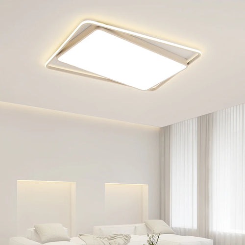 plafonnier led encastré minimaliste moderne pour loft - vue 3 sur 12