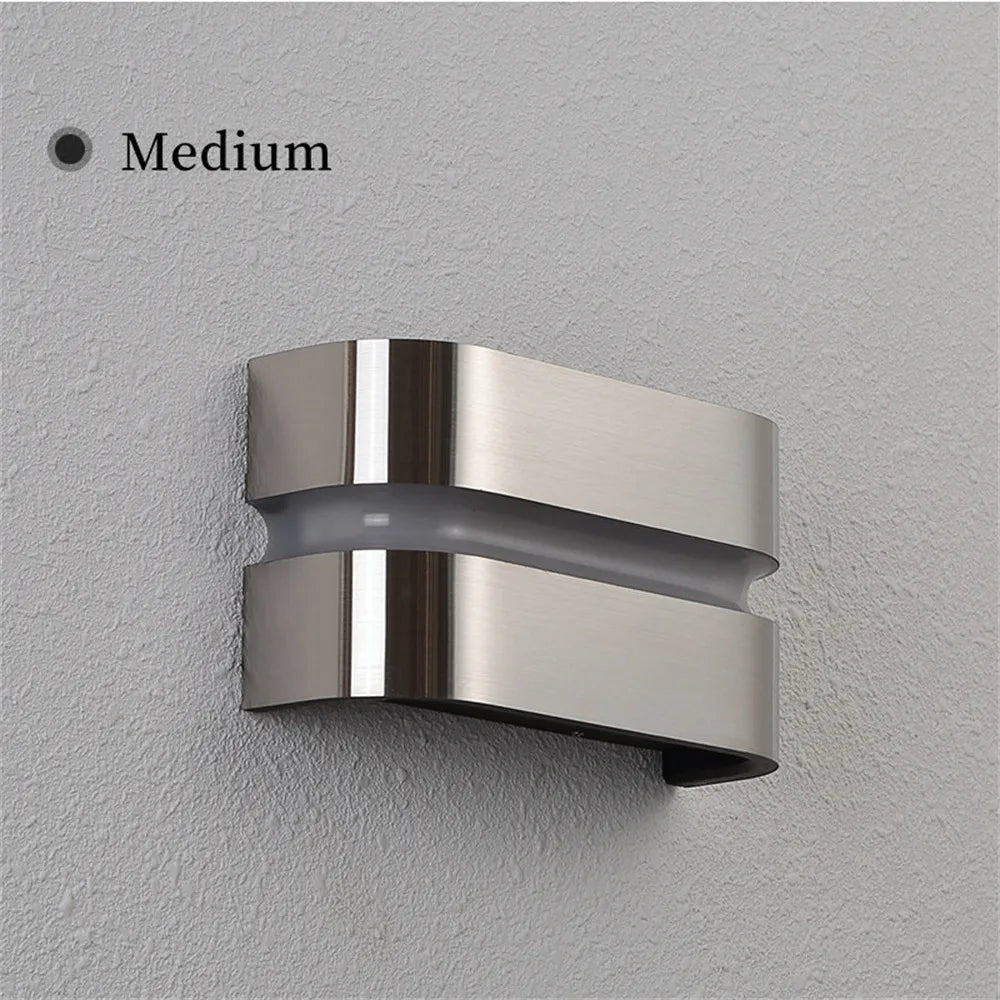 applique murale led moderne en acier inoxydable étanche pour extérieur - vue 6 sur 9