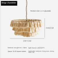Suspension LED au style nordique