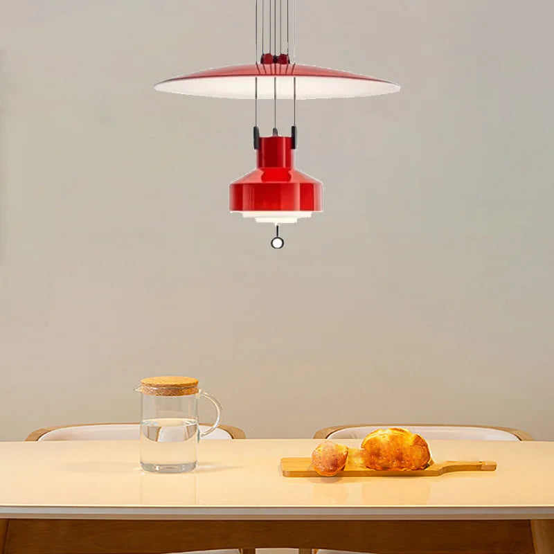 Lampe à Suspension réglable design lampe à Suspension Saliscendi nordique pour cuisine Restaurant lampe suspendue extensible créative