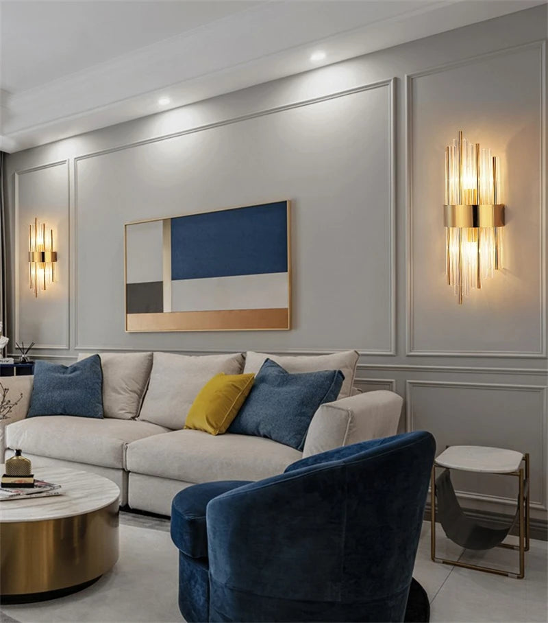 applique murale en cristal design pour éclairage moderne de la maison - vue 6 sur 21