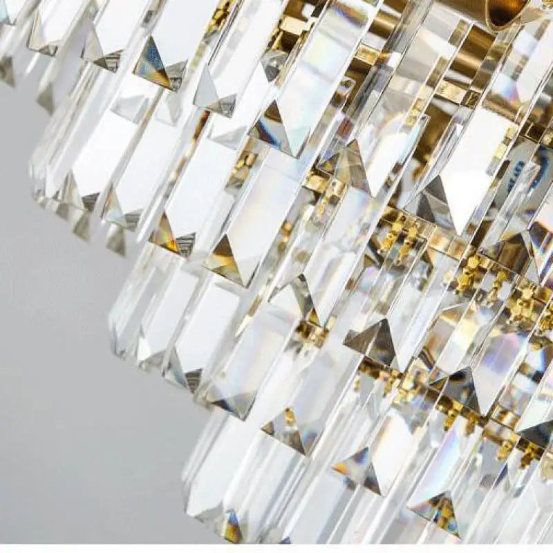 plafonnier en cristal nordique pour éclairage moderne élégant - vue 6 sur 13