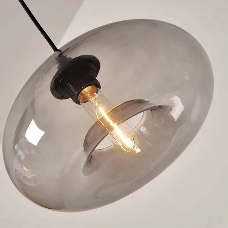 suspension modernes en verre pour restaurant bar boutique - vue 6 sur 12