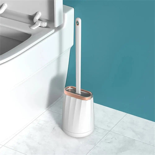 ensemble de brosses en silicone pour salle de bain sans coin mort - vue 8 sur 9
