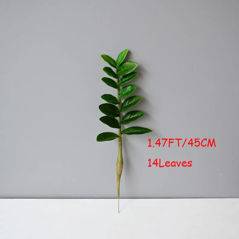 grandes branches artificielles de ficus pour décoration tropicale - vue 12 sur 15