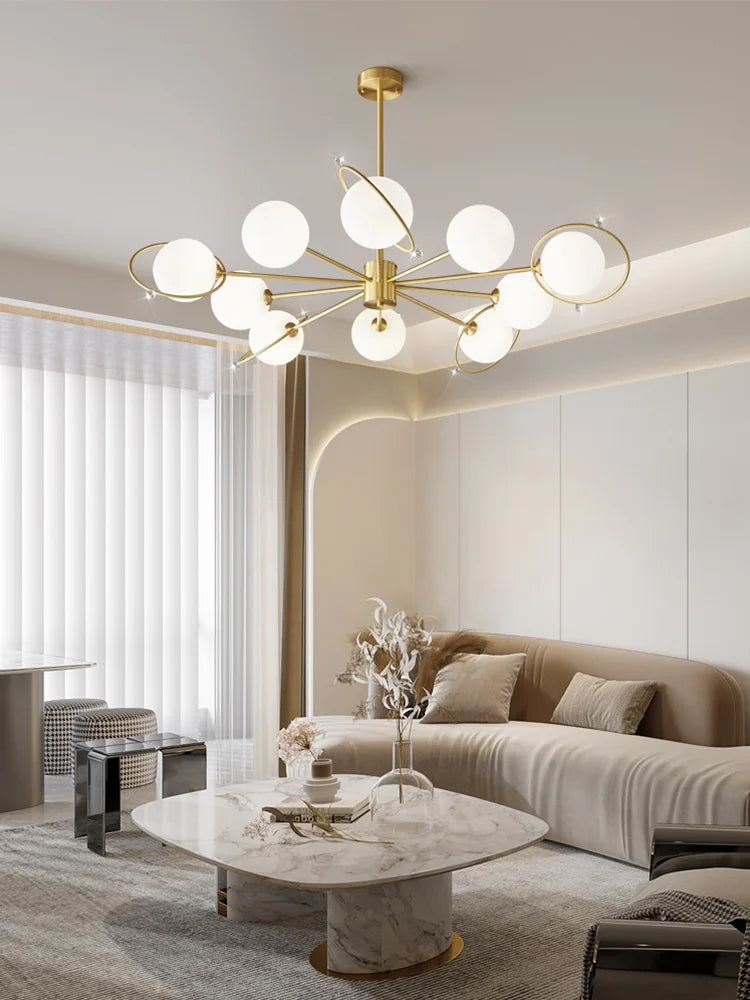 Lustres en verre transparent rayé, design nordique, hauteur réglable Lustres en verre transparent rayé, design nordique, hauteur réglable