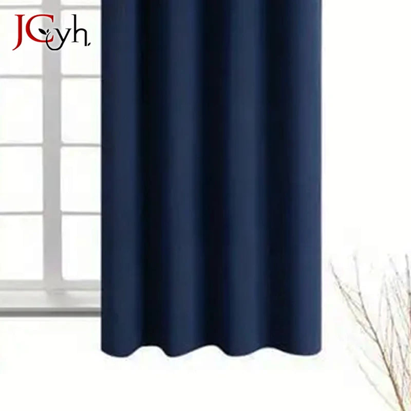 Rideau occultant court moderne pour salon chambre - vue 4 sur 9