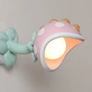 applique murale fleur pour éclairage chambre enfant en résine PE