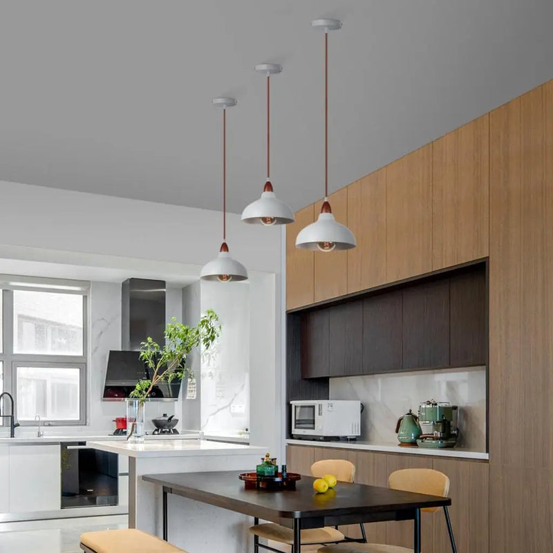 Suspension nordiques lampes suspendues industrielles lustre éclairage intérieur pour salon salle à manger cuisine décor lampara techo LED