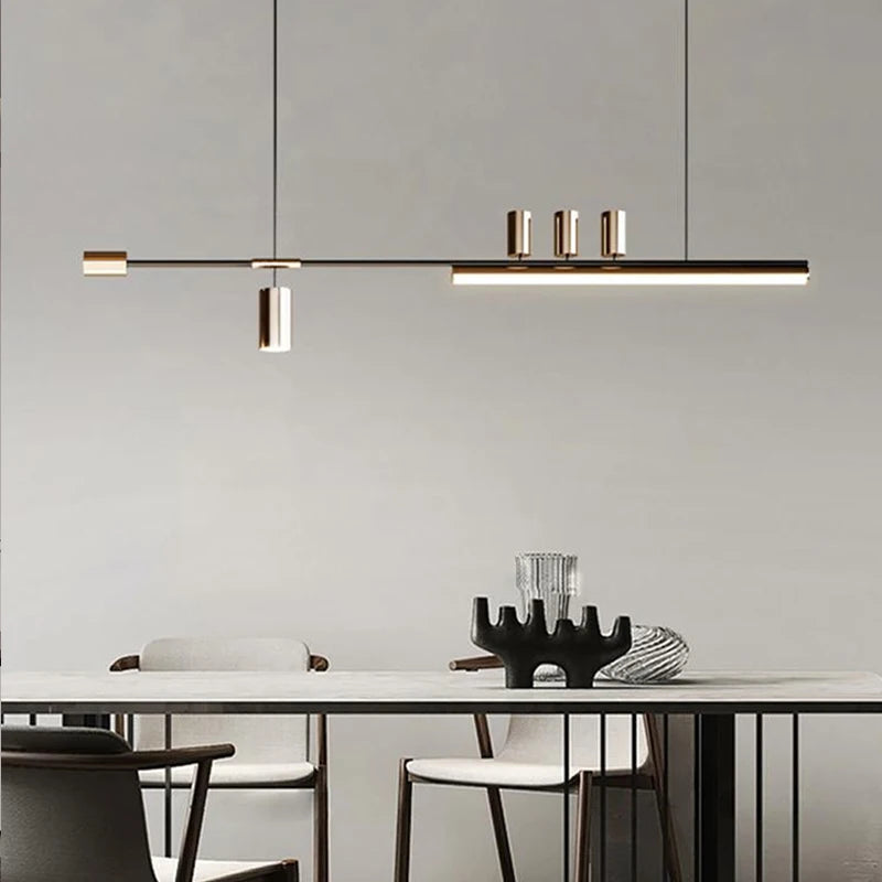 lustre moderne suspendu lumineux pour décoration intérieure - vue 3 sur 10