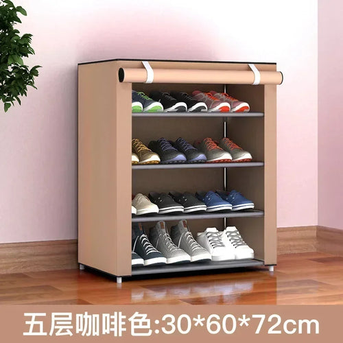 étagère à chaussures multicouche économique et pratique anti-poussière - vue 11 sur 16