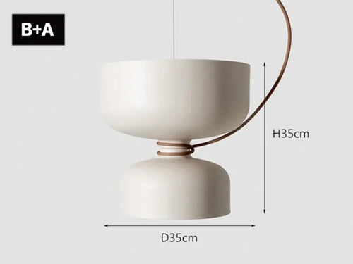 suspension nordique moderne à led pour décoration intérieure créative - vue 22 sur 24
