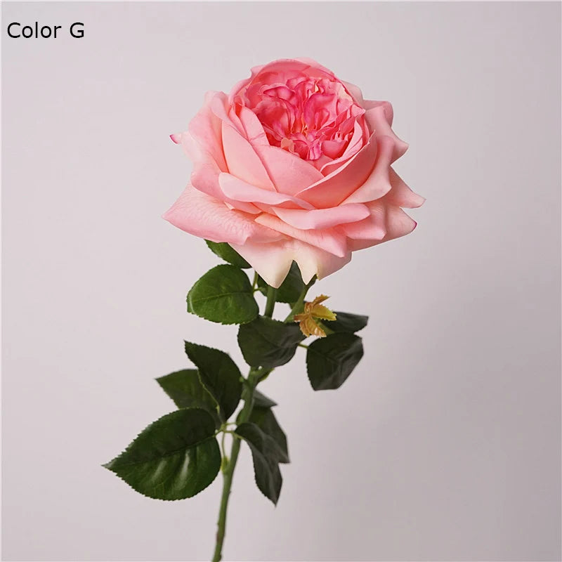 bouquet de fleurs artificielles roses pour décoration et événements - vue 7 sur 14