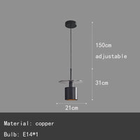 suspension LED en laiton avec cordon réglable pour magasin