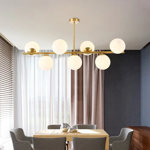 suspension moderne en verre pour décoration intérieure élégante - vue 5 sur 11