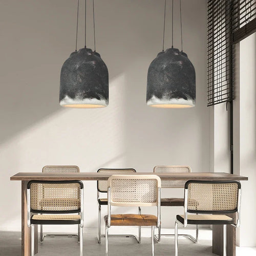 Designer Dining Room Wabi Sabi Chandelier Coffee Model House Personality LED Decor Light Creative Table Bar Kitchen Pendant Lamp - vue 2 sur 9