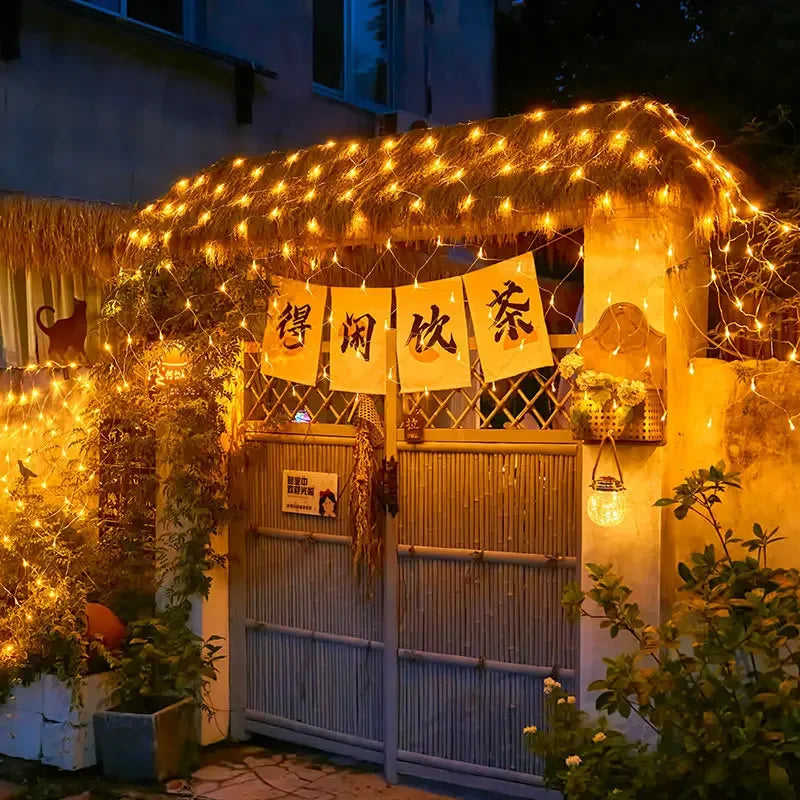 guirlande lumineuse de noël à led pour décorations festives et jardin - vue 4 sur 10