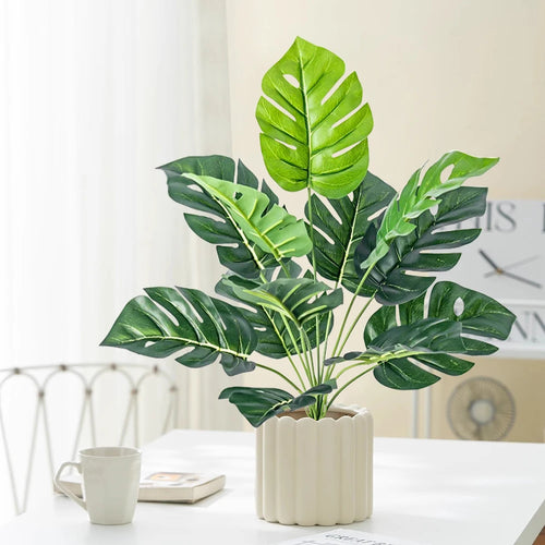 plante artificielle monstera branchage tropical pour décoration intérieure extérieure - vue 4 sur 9