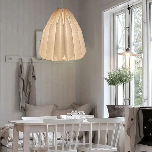 lanterne nordique origami en papier pliable décoration maison