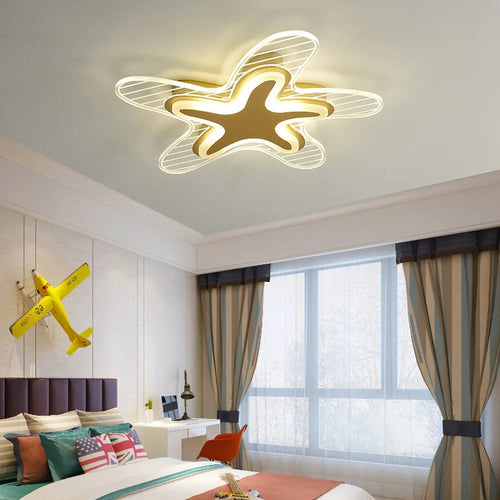 plafonnier étoile led pour décoration et éclairage intérieur - vue 3 sur 12