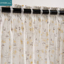 Rideau moderne rayures style europeen salon chambre