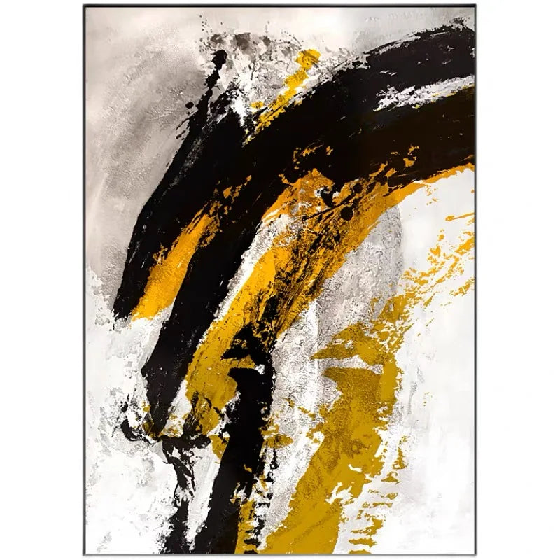 peinture à l'huile abstraite personnalisable pour décoration intérieure