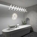 Modern Simple Chandelier, Restaurant, Bar, Exhibition hall, Chandelier, Nordic art Island designer, Extremely Simple LED Lamps
