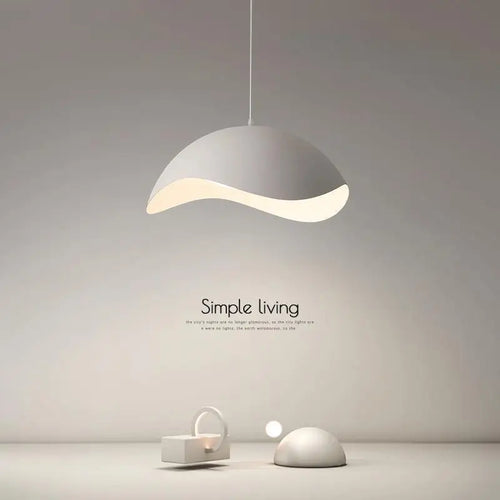 lustre nordique design ovni suspension décorative intérieure - vue 3 sur 6