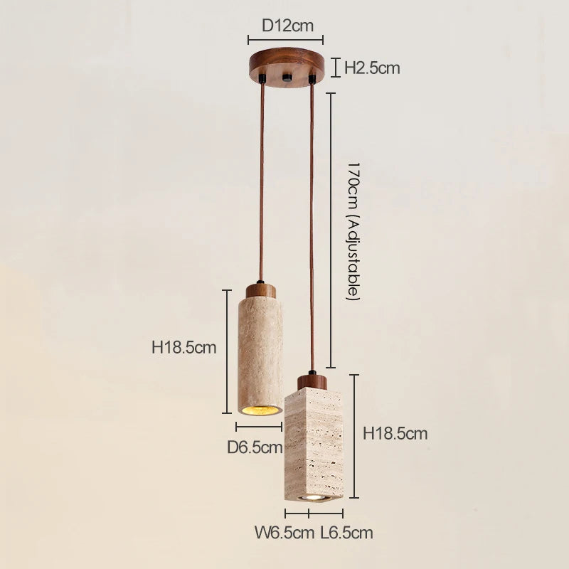 ensemble de 3 suspensions wabi sabi naturelles led - vue 12 sur 14