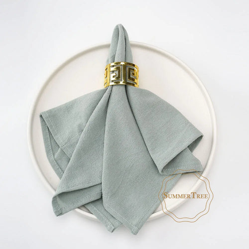 Serviette de table coton lavable lot 24 cuisine