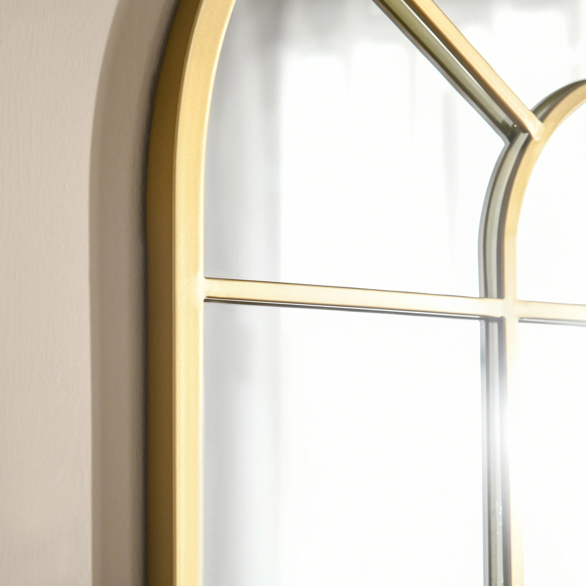 miroir décoratif mural en métal style moderne pour intérieur - vue 8 sur 7
