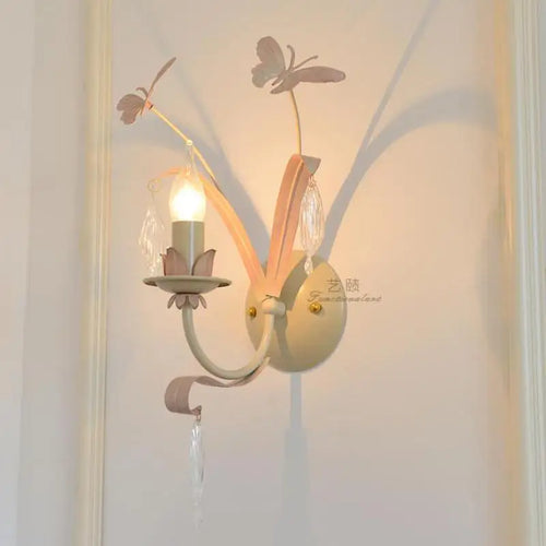applique murale led papillon pour chambre enfant décoration lumineuse - vue 5 sur 8