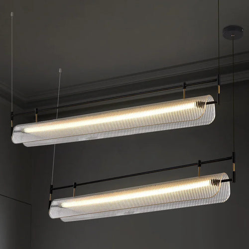 suspension rétro en verre pour décoration intérieure moderne - vue 6 sur 18