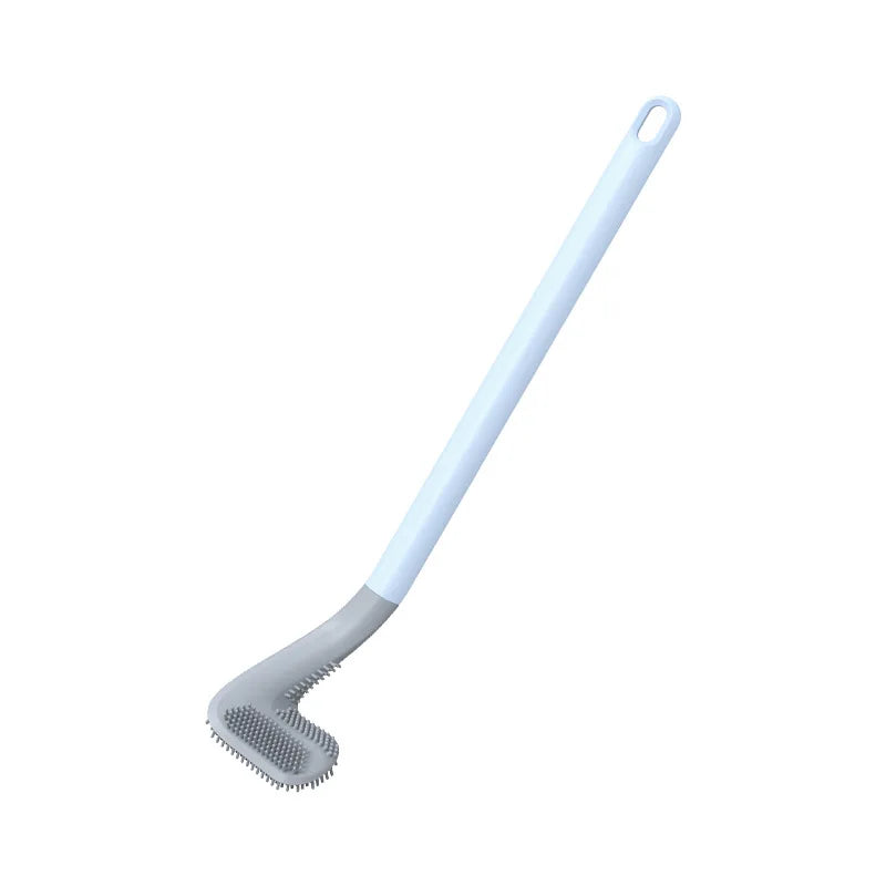 brosses de nettoyage en silicone avec support pour salle de bain