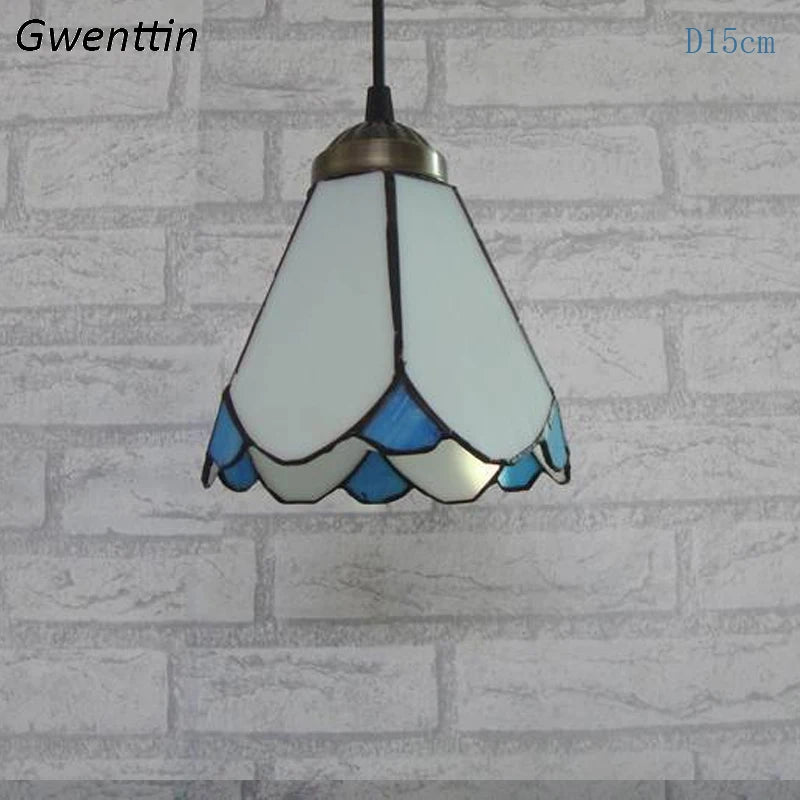 suspension tiffany méditerranéenne pour décoration intérieure élégante - vue 9 sur 9