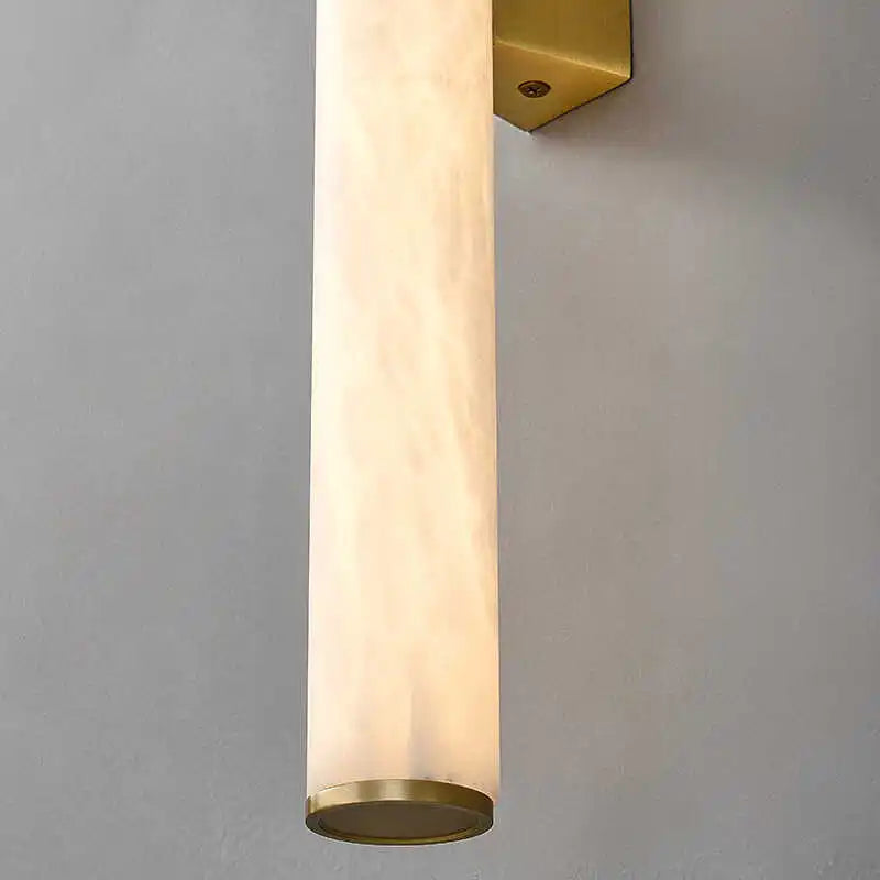 applique murale minimaliste en marbre et cuivre design moderne élégant - vue 5 sur 14