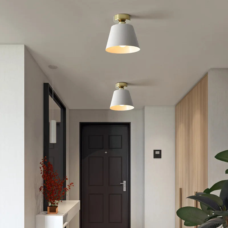 plafonnier moderne à LED pour extérieur et entrée - vue 4 sur 8