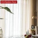Voilage moderne en tulle leger pour salon chambre