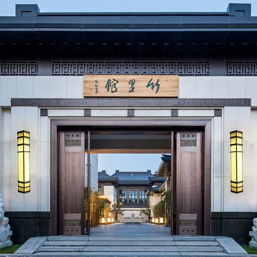 applique murale extérieure chinoise imperméable pour jardin décoratif - vue 6 sur 14