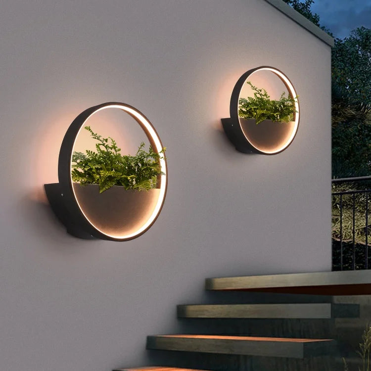 applique murale solaire imperméable pour cour jardin villa - vue 6 sur 10