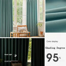 Rideau occultant moderne plissé pour chambre salon