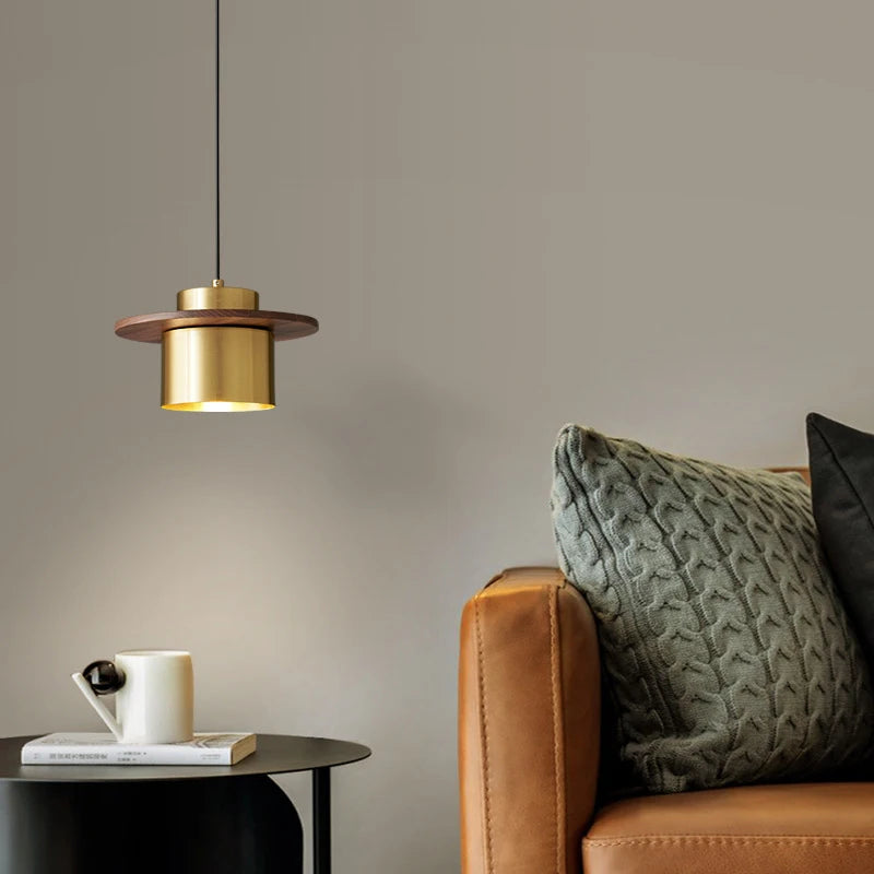 suspension en cuivre design moderne pour bar et restaurant