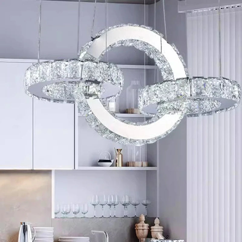 lustre led moderne suspension pour éclairage intérieur décoratif