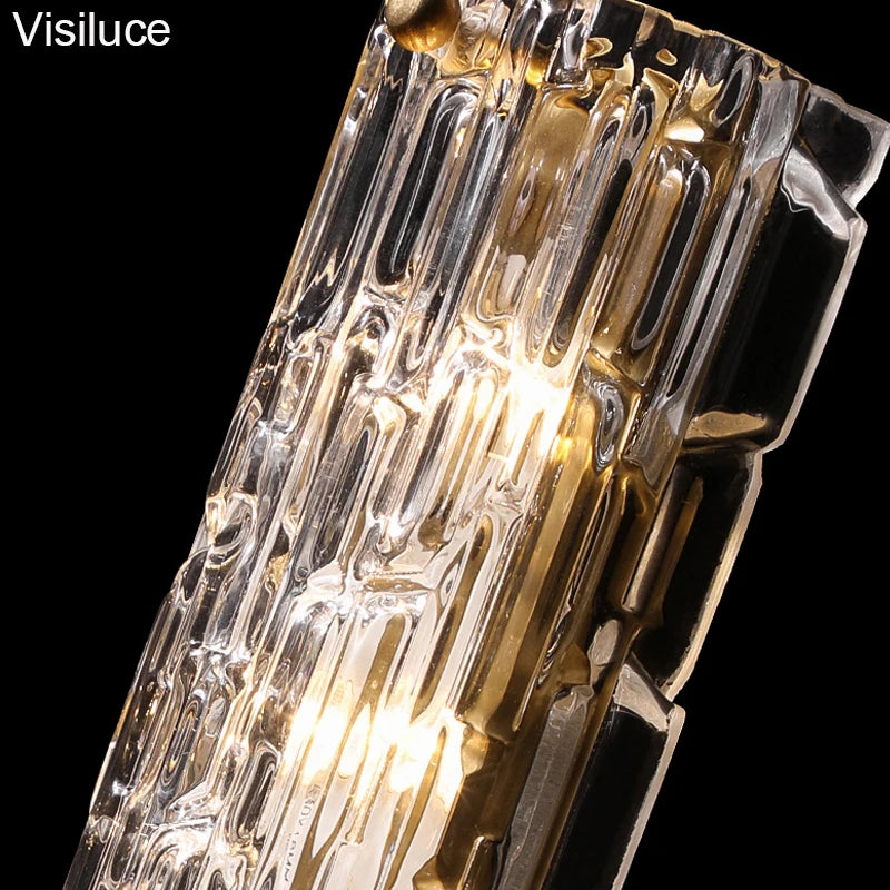 applique murale led en verre style italien moderne luxe - vue 4 sur 8