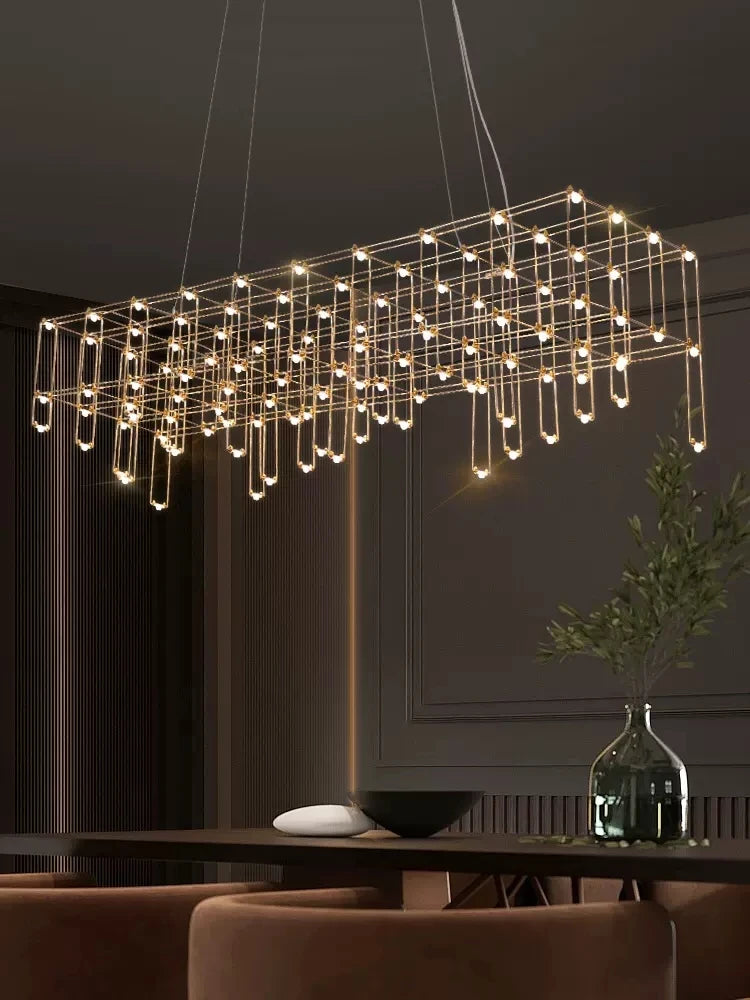 lustre LED postmoderne créatif pour bar et réception - vue 5 sur 8