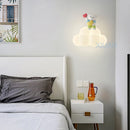 appliques murales créatives led pour enfants en forme d'ours ange lapin