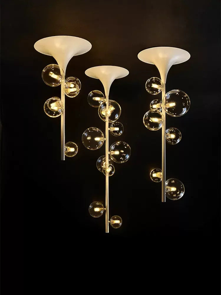 lustre moderne à led design créatif pour intérieur élégant - vue 5 sur 12