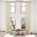 Voilage tulle extra long sur mesure hauts plafonds