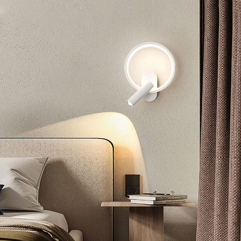 applique murale led moderne pour lecture et étude décorative - vue 4 sur 16